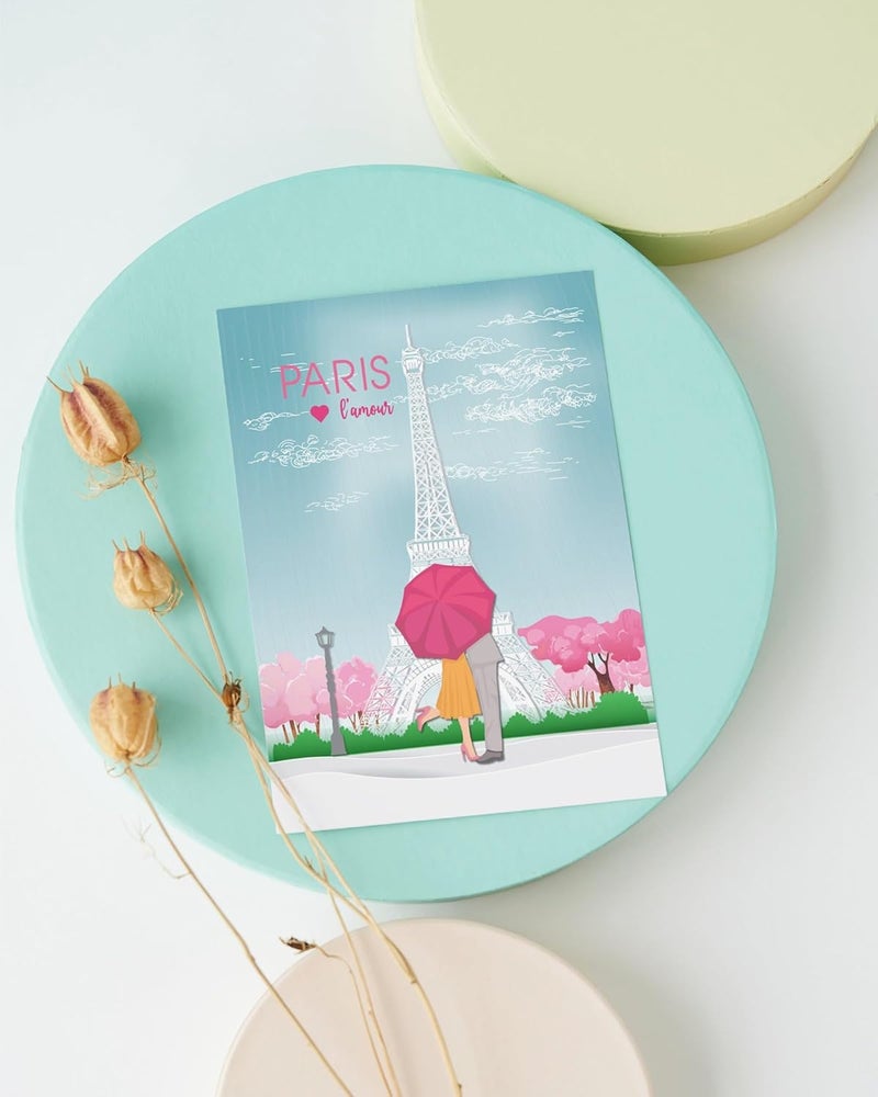 Stonehouse Collection | Assorted Paris, France Note Cards | Parisian Note Cards | French Cards (Assorted) - Image 4